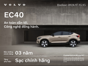 Volvo EC40 – Di chuyển xanh cùng ưu đãi tháng 8/2025