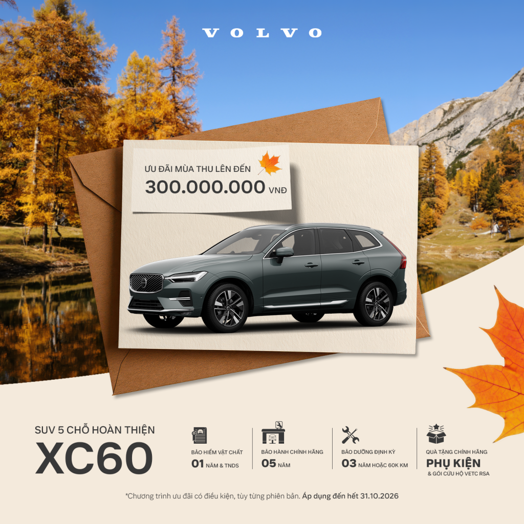 XC60 Ưu đãi tháng 10.2026