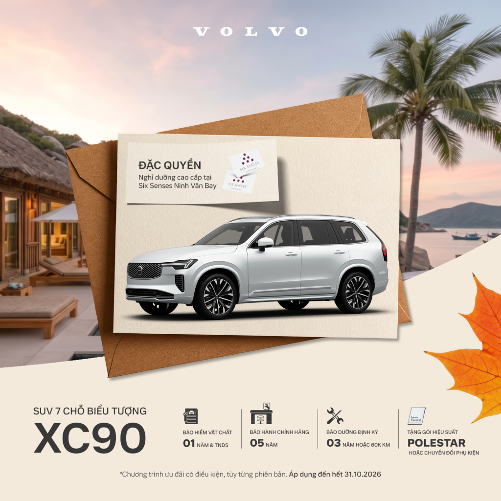 XC90 B5 Ưu đãi tháng 10.2026